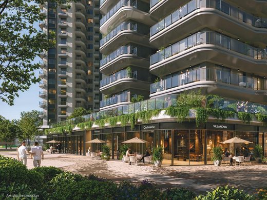 Retail units at the podium level